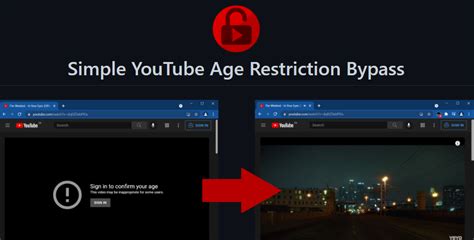 Simple YouTube Age Restriction Bypass